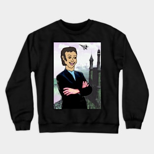 Smug Jet Tower Man (Artwork by Shend) Crewneck Sweatshirt